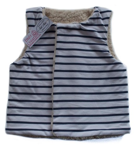 Gilet berger breton marin