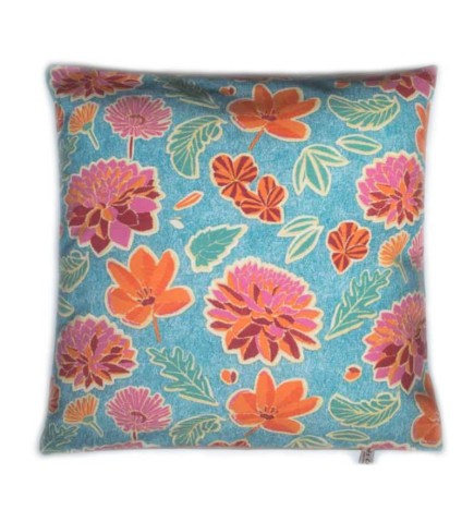 Housse de coussin vintage Pivoine