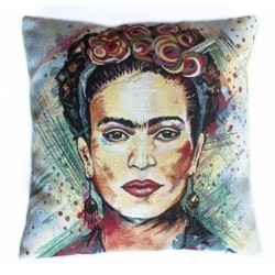 Housse de coussin vintage Frida Kahlo