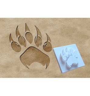 Tampon argile cuir 3D Griffe