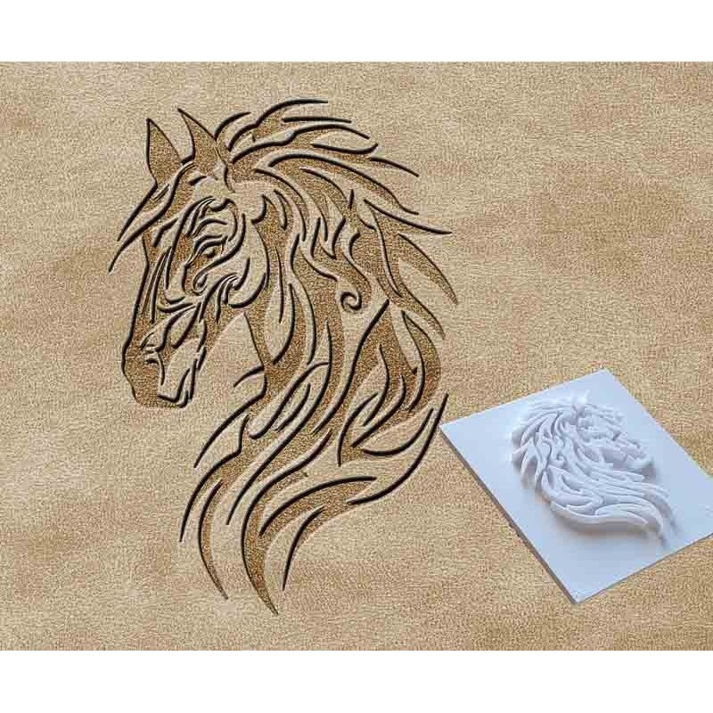 Tampon Tête de cheval tatoo