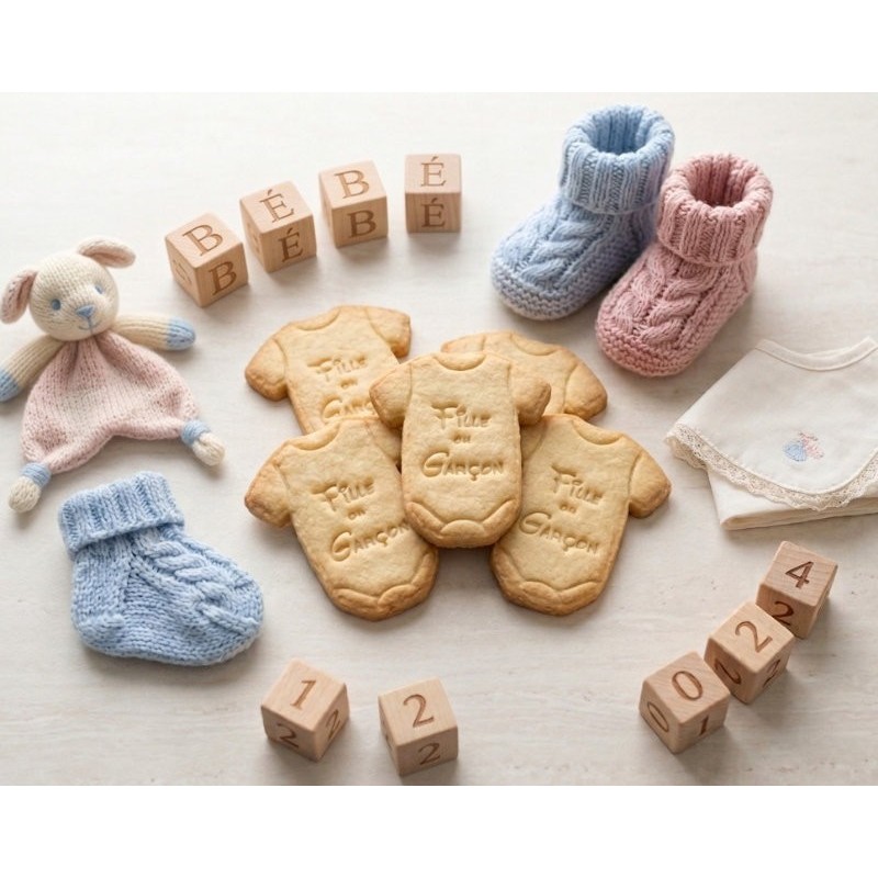 Emporte-pièce Bébé Fille ou Garçon