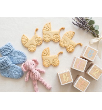 Emporte-pièce biscuit landeau Bébé naissance imprimé en 3d