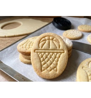 Emporte-pièce biscuit argile panier de basket imprimé en 3d