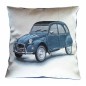 Housse de coussin 2CV Citroën bleue
