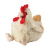 Bouillotte en peluche poule aux grains de blé et fleurs de lavande Française